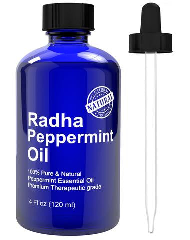 100% Pure Radha Peppermint Oil